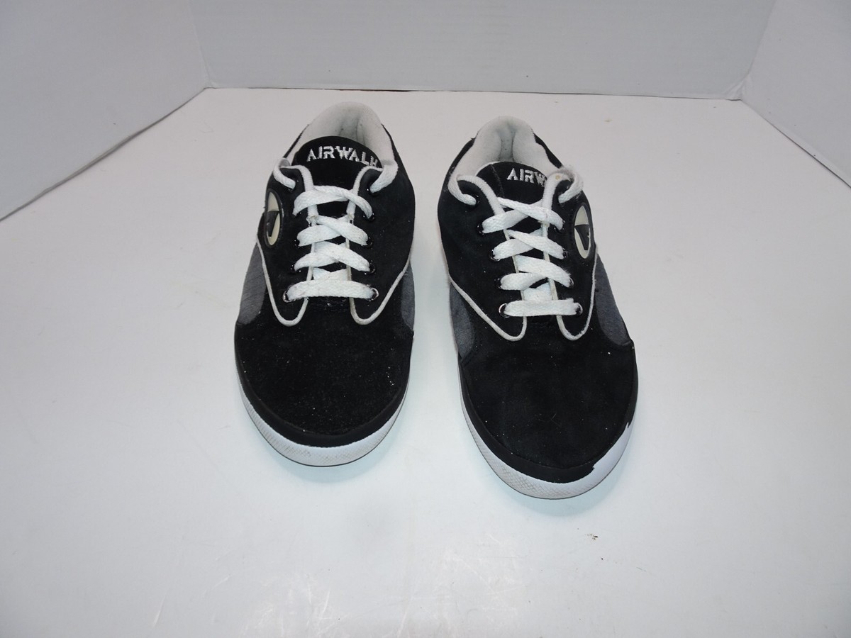 Vintage 90s Airwalk Skateboard shoes Size 8 Black/Gray | eBay