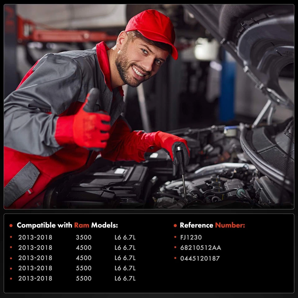 1x New Fuel Injector for Ram 3500 4500 5500 2013 2014 2015 2016 2017 2018 6.7L - Image 2 of 4