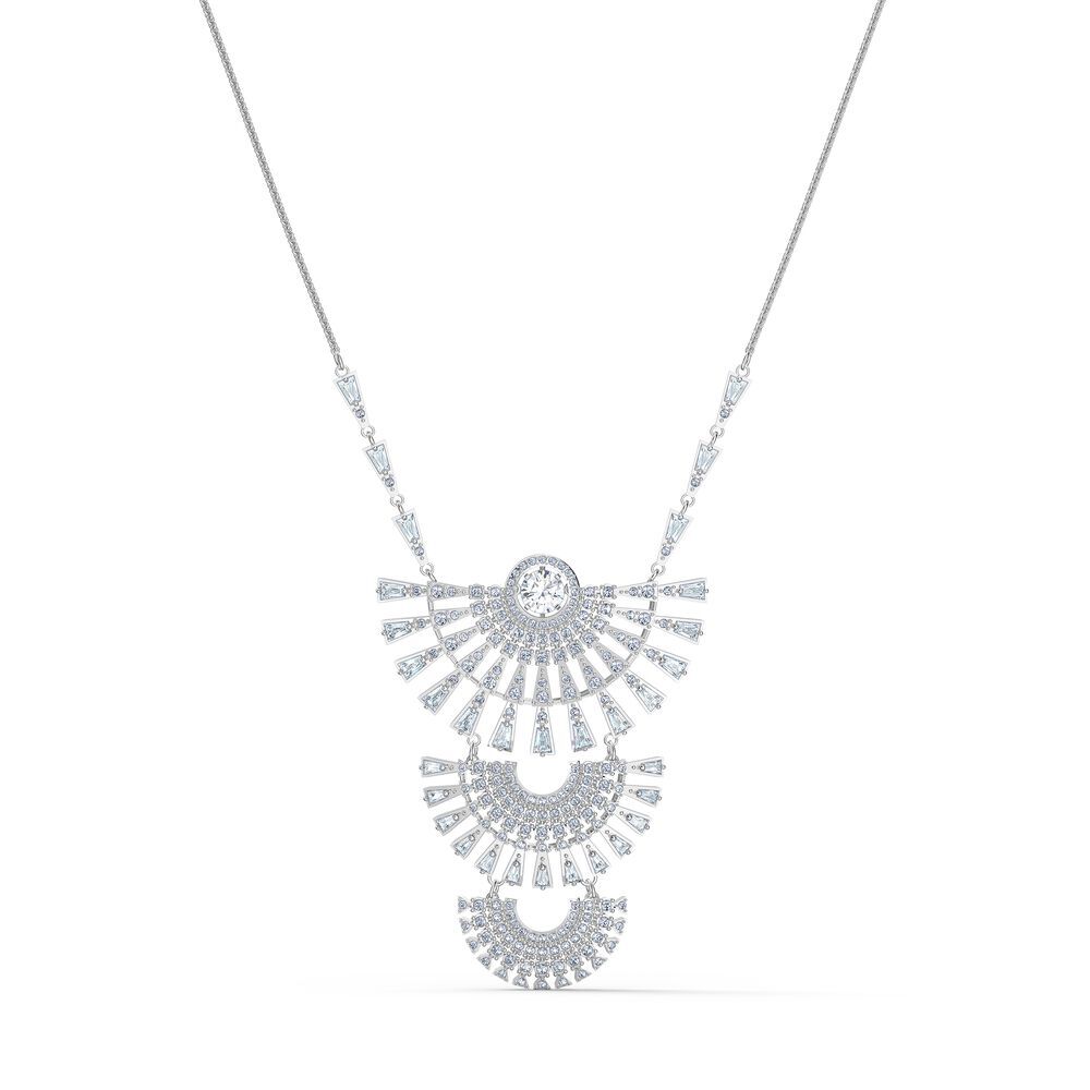 Swarovski Sparkling Dance 5564432 Dial Up Necklace Silver