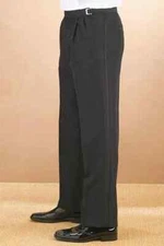 Mens Size 30"- 32" Waist Long tuxedo stripe pleated Band Pants. Boot Cut