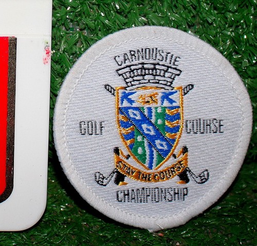 Carnoustie Golf Links Championship Golf Course Bag Tag & Patch Scotland - Picture 2 of 3