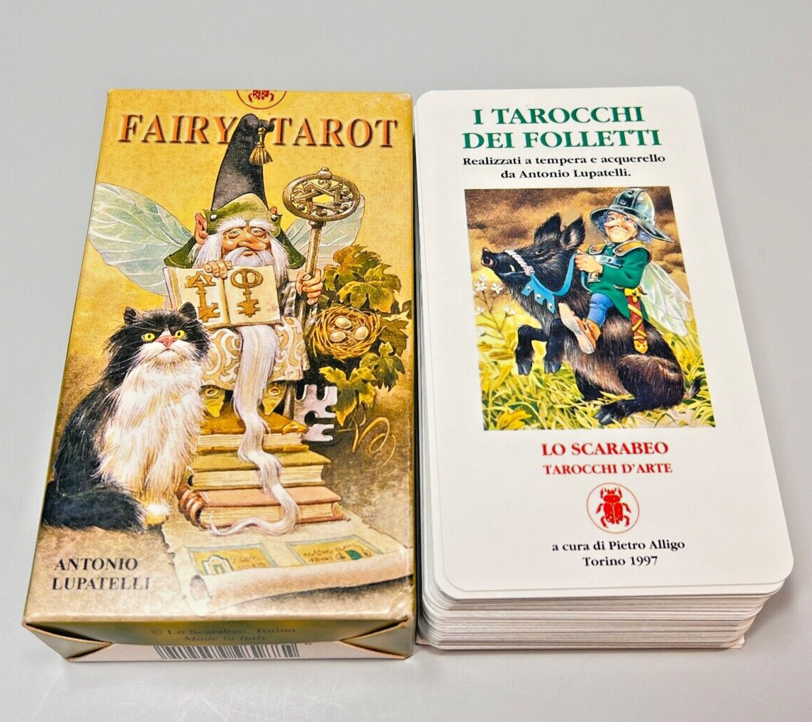 Vintage Fairy Tarot Deck 78 Cards Lo Scarabeo Antonio Lupatelli | eBay