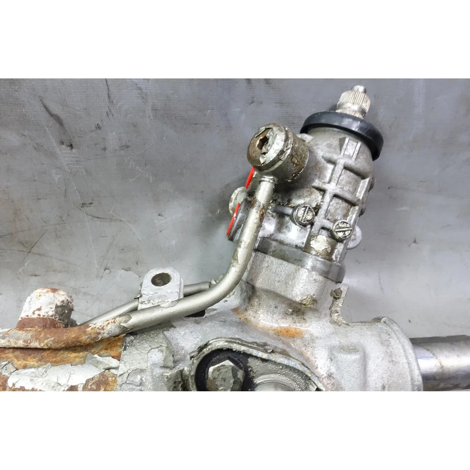 BMW E30 318i 325e 1984-1987 dañado dirección asistida de fábrica cremallera y piñón OEM Foto 3 de 4