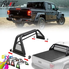 Adjustable Roll Sport Bar Chase Roof Rack Bed For 2020-2025 Jeep Gladiator