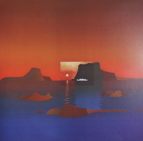 Lot of 5 "I Am Writing From Cyclades" by Jean Michael Folon Posters 30"x22" - 第 2/2 張圖片