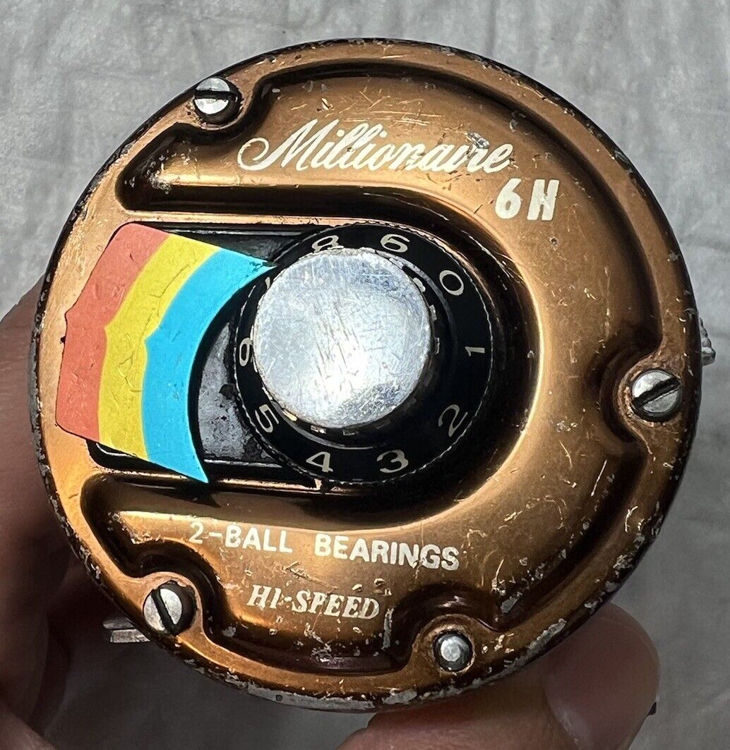 Vintage Daiwa Millionaire 6H Bait Casting Reel 2-Ball