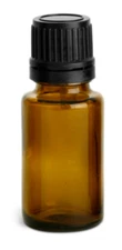 160CT - Essential Oil Bottles W/ Dropper Caps, Bulk Lot Empty 15ml Amber Glass