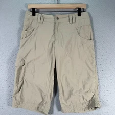 Salomon Actilite Cargo Shorts Womens 4 Green Hike Utility Outdoors Lightweight