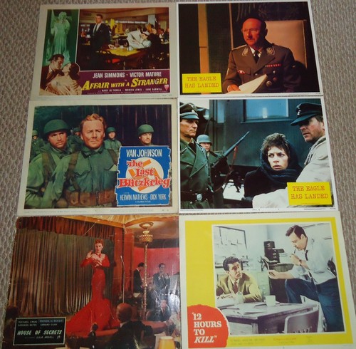 HUGE 56 Eclectic Lobby Card LOT 1950s -1980 Cowboy DETECTIVE Suspense DISNEY ! - Picture 4 of 10