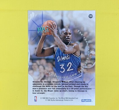 1996-97 NBA Hoops Basketball #183 Shaquille O
