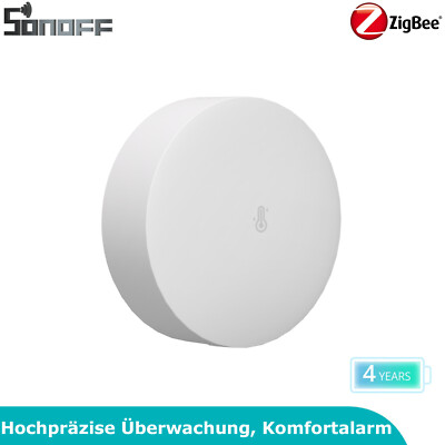 SONOFF SNZB-02P ZigBee Funk Smart Temperatur Feuchtigkeitssensor APP Messung
