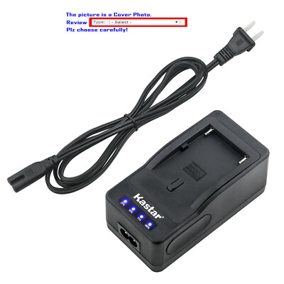 Kastar Battery Super Fast Charger for Sony NP-FM500H & Viltrox DC-50 DC50 Camera