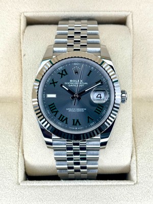 NEW 2024 Rolex Datejust 41mm 126334 Stainless Steel Jubilee Wimbledon Dial