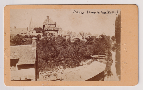 Tirage Albumine Original Nice – Vue Du Paillon, Carte De Visite C.1875