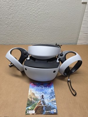 Playstation PSVR2 Virtual Reality Gaming Headset and Controllers CFI-ZVR1 & Game