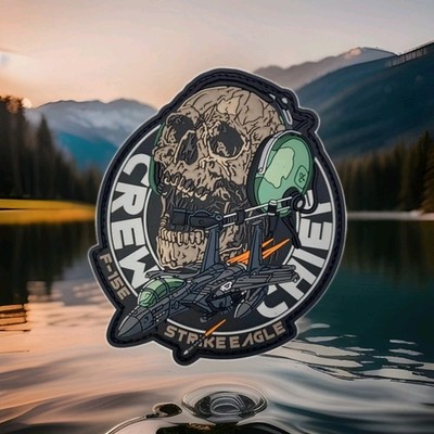 USAF F-15E CREW CHIEF Pvc Patch Strike Eagle F15 F-15 USAFE