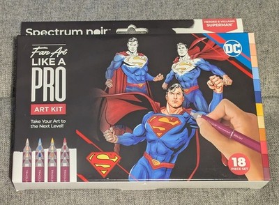 Spectrum Noir - FAN ART LIKE A PRO - SUPERMAN - Art Kits