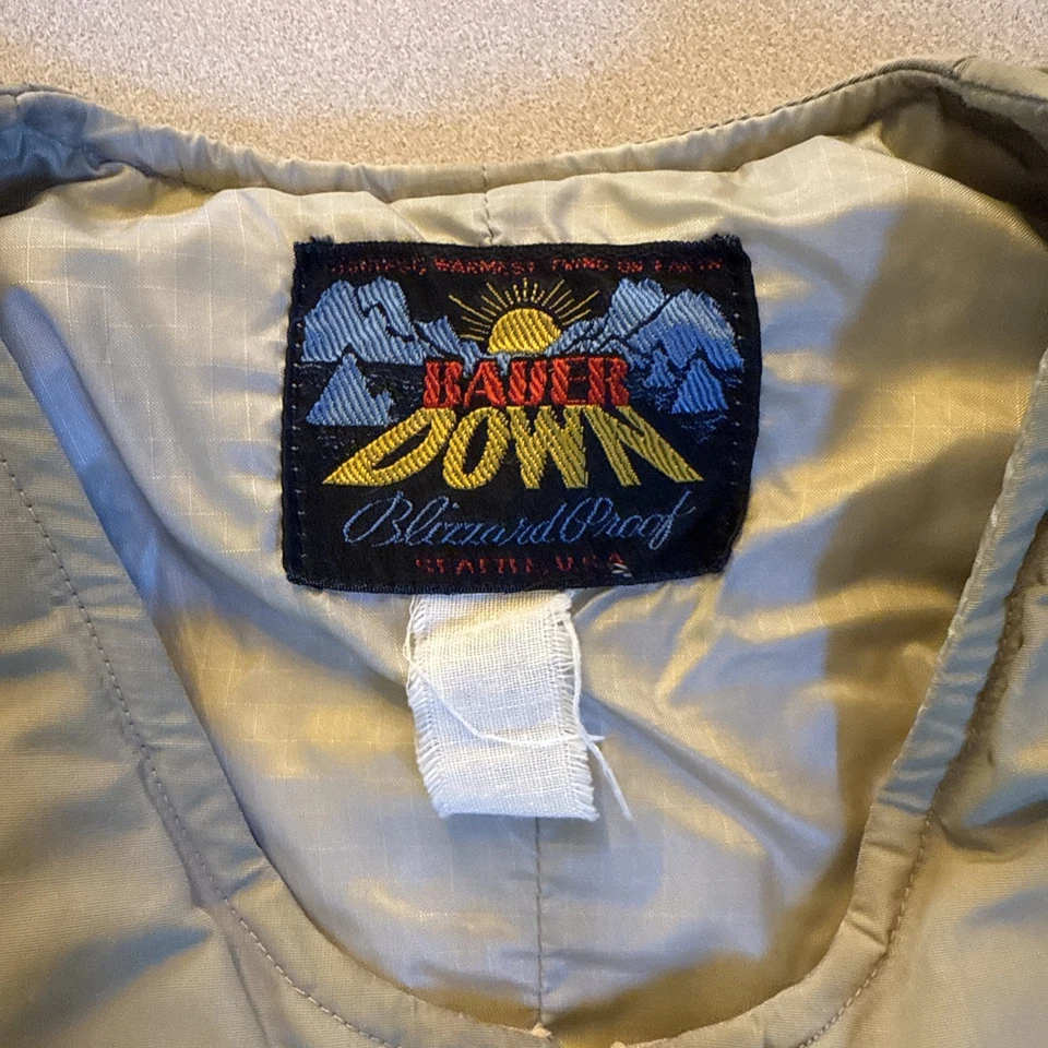 Chaleco De Colección Eddie Bauer Años 60 Rising Sun Etiqueta Talla Pequeña/Mediana Foto 2 de 4