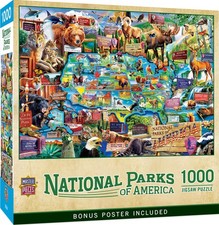 - 1000 Piece Jigsaw Puzzle, National Parks of America, Fun for Adults, Family...