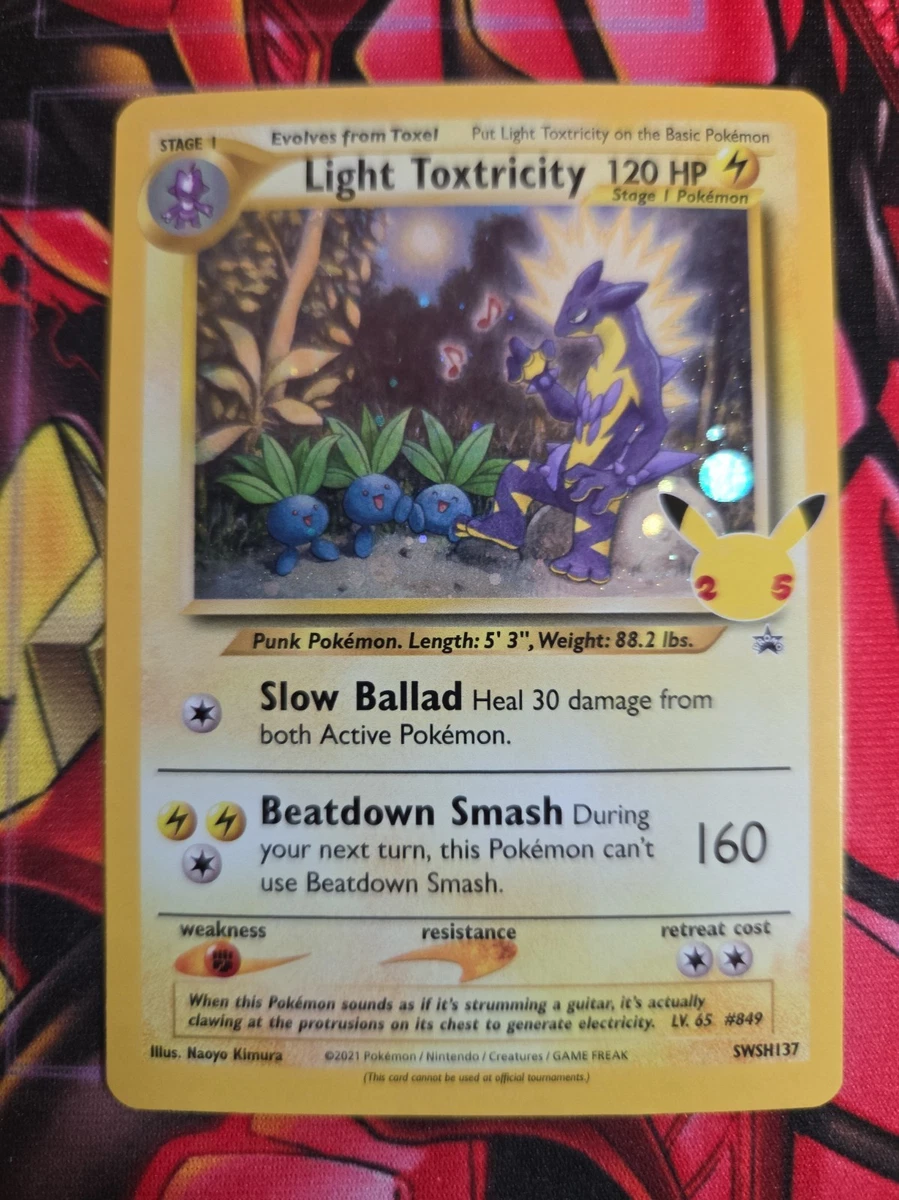 25+ Light Toxtricity Pokémon TCG Cards for sale | Updated Oct 2026