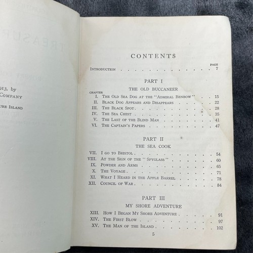 Treasure Island Stevenson 1913 Hardcover Eclectic English Classics - Picture 8 of 14