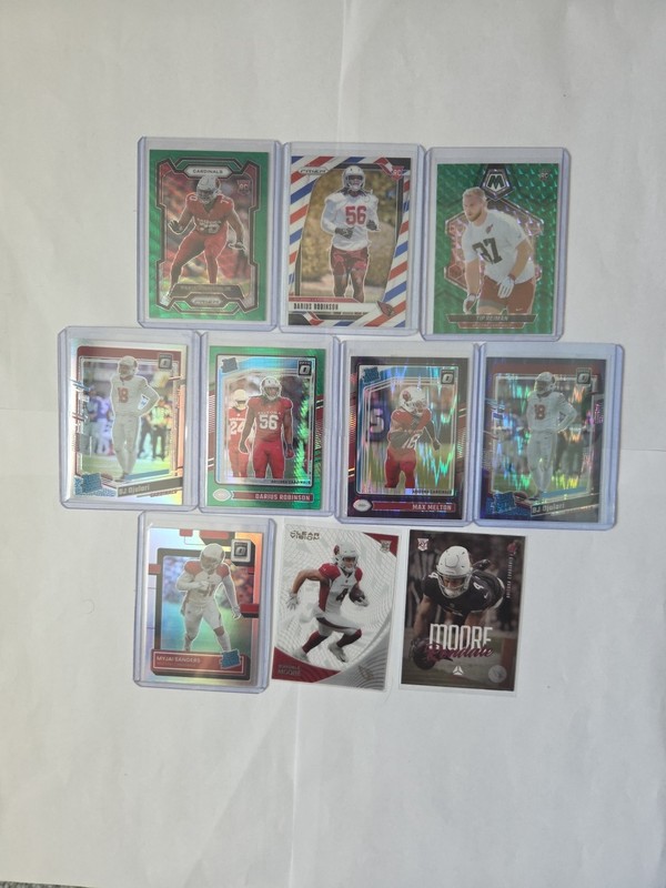 Lot Of (10) Arizona Cardinals Rookie Cards