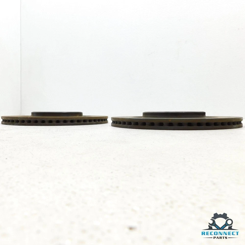 Juego de rotor de freno de disco ventilado trasero izquierdo derecho 12-24 Audi A6 A7 Quattro C7 OEM Foto 2 de 4