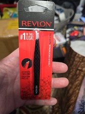 Revlon Slant Tweezers 74210 Stainless Steel Accurate Tweezing New In Pack Sealed