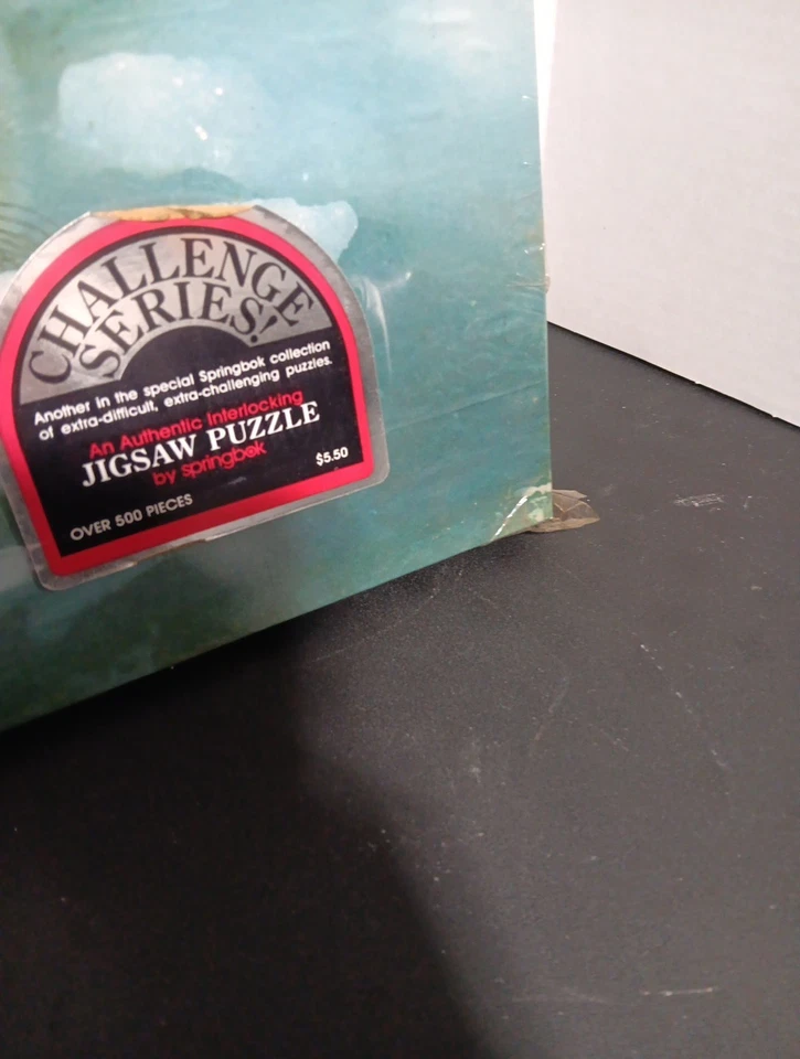 Vintage Springbok "FURRY" Seal Pup Puzzle PZL2076 500+ Piece 20x20 NIB Sealed - Image 2 of 4