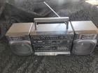 Vintage Sanyo M9100 AM/FM Boombox Cassette Portable Stereo TESTED WORKS