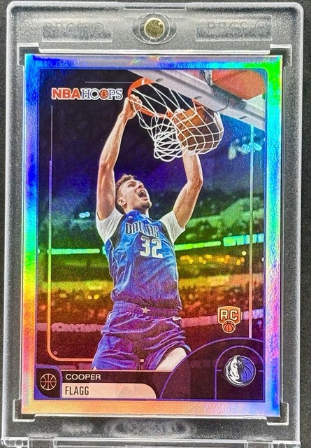 Cooper Flagg Rookie RC Holo Foil Card Topps Mavericks Mint