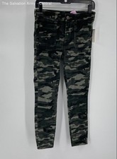 Pilcro And The Letterpress Womens Multicolor Camouflage Skinny Ankle Pants Sz 26