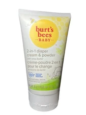 Burts Bees Baby Daily 2 in 1 Cream & Powder Talc-Free Diaper Rash Cream 4oz
