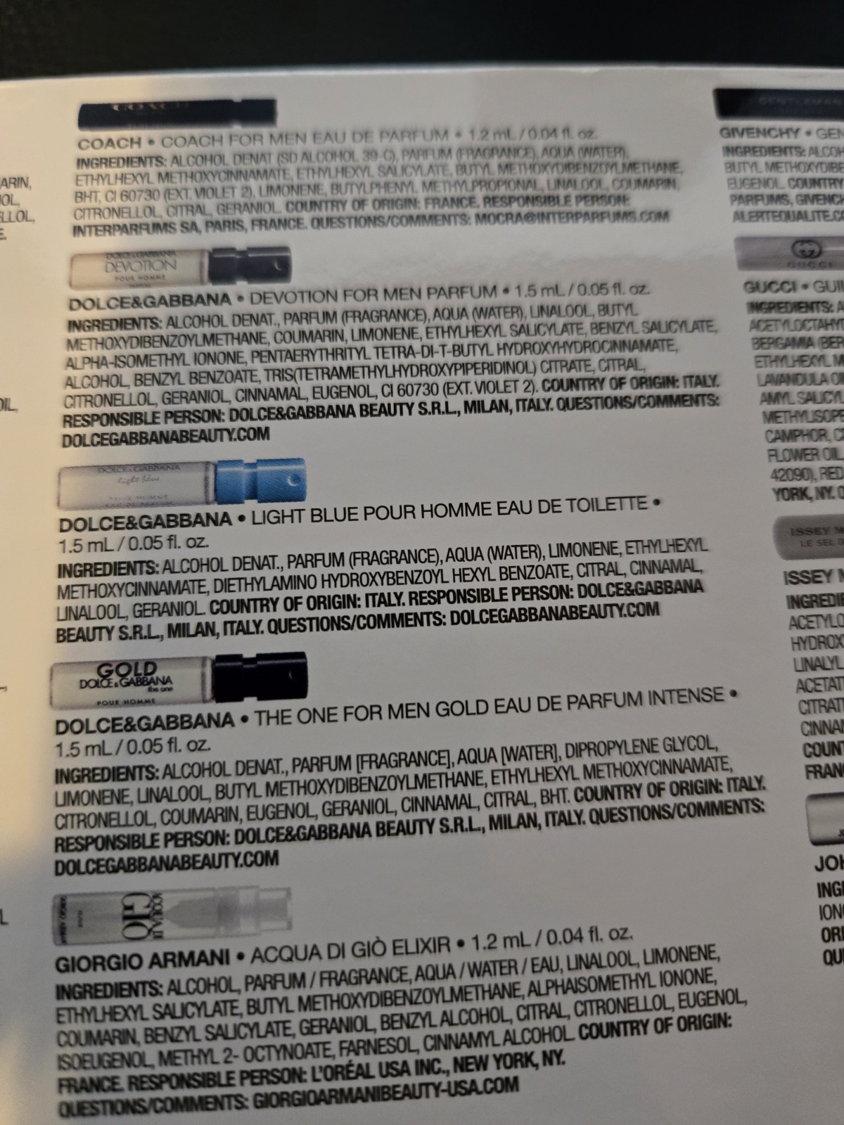 Macy's 2025 18-Pc. Favorite Scents Sampler Discovery Set for Him