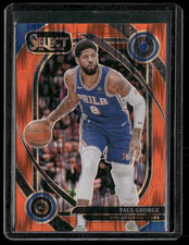 2024-25 Panini Select - Concourse Paul George #37 Orange Flash Prizm