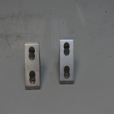 15 Series 4 Hole Keyed Tall Gusseted Inside Corner Bracket Lot of 2