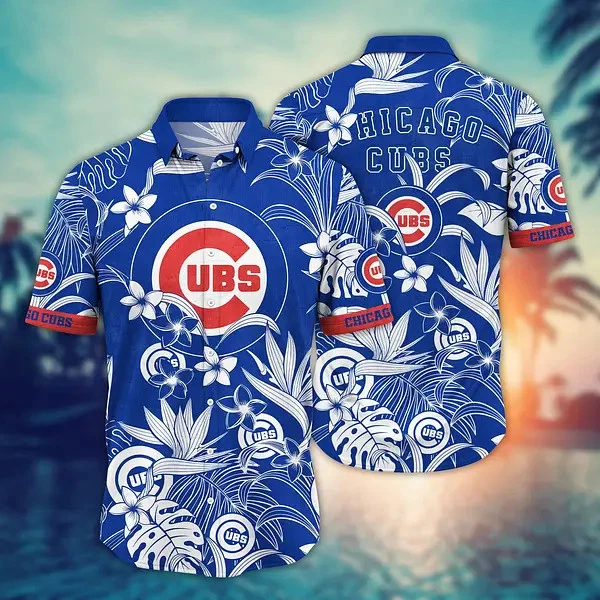 Chicago Team Cubs Mid-Yeartime Aloha Hawaiian Shirt