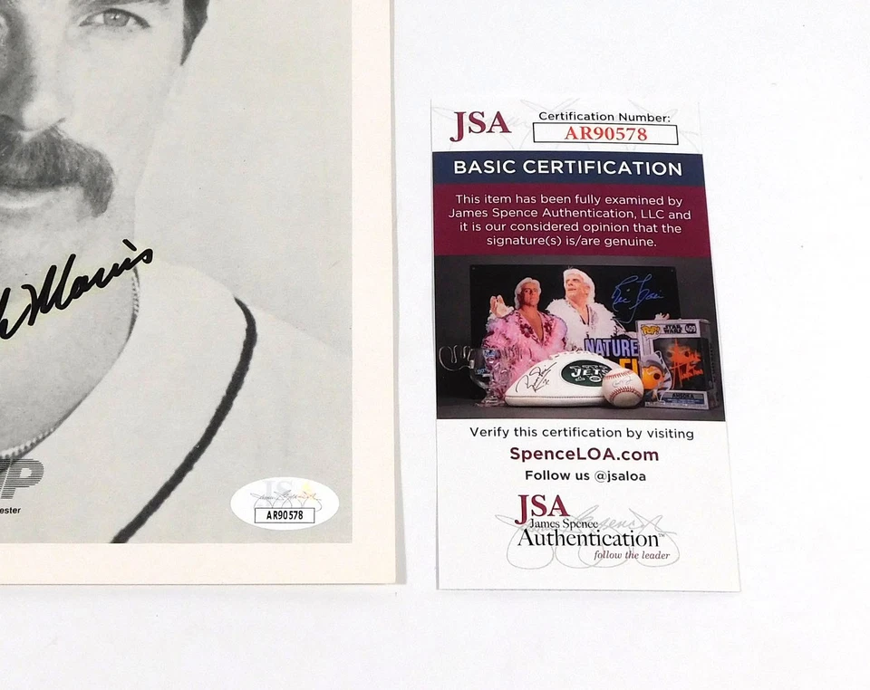 Jack Morris Signed 8 x 10 B & W Photo Tigers JSA Auto AR90578 - Image 3 of 3