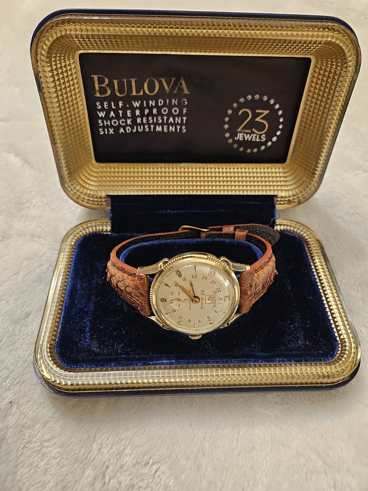 REFURBISHED Bulova Date Pointer 1955 Automatic Ex… - image 16