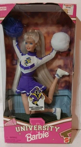 Vintage 1996 Barbie Doll East Carolina University Special Edt 19155 NRFB Box Dmg