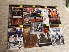 Lot Of 9 Xbox Video Game Manuals