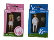 Putt Buddies Collectible Club Pro Barbie & Cad Ken Divot & Ball Marker Set 2