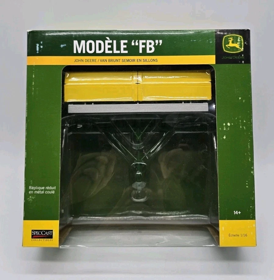 SpecCast John Deere MODEL "FB" Van Brunt Grain Drill Die-Cast Metal 1/16 NIB New - Image 3 of 4