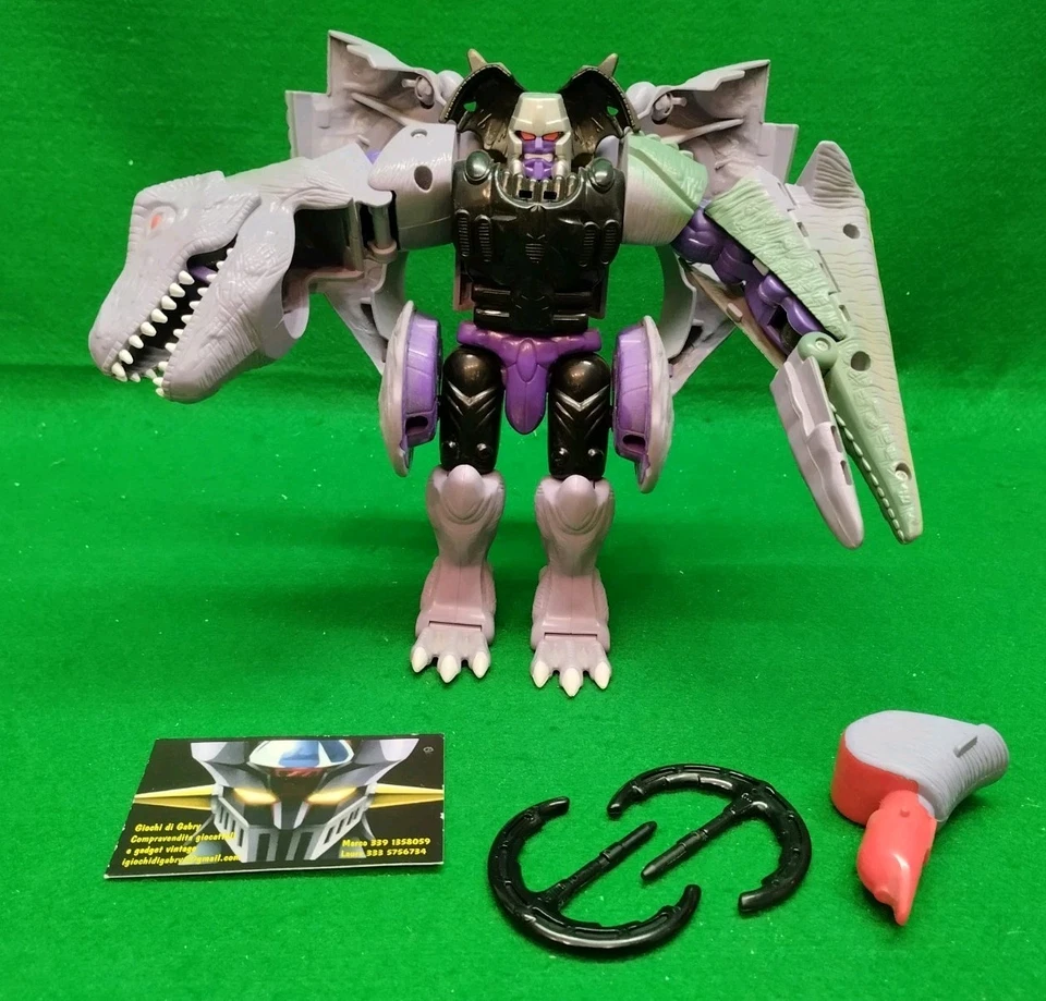 Robot Megatron T-Rex Predacon Transformers BEAST WARS Biocombat KENNER Takara 95 - Immagine 3 di 4