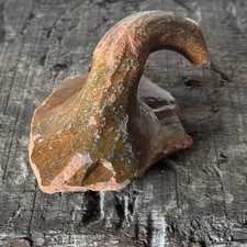 Thames Foreshore Mudlarking Find Medieval Pottery Sherd Green Glaze London