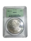 1881 S PCGS Silver Morgan Dollar $1 MS63