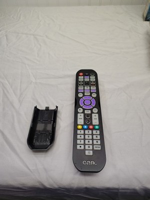 onn. Universal 6-Device Remote, Black, Compatible for TV, DVD, Streaming