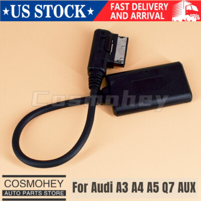 Audio Cable Adapter AMI MMI Bluetooth Music Interface For Audi A3 A4 A5 Q7 AUX