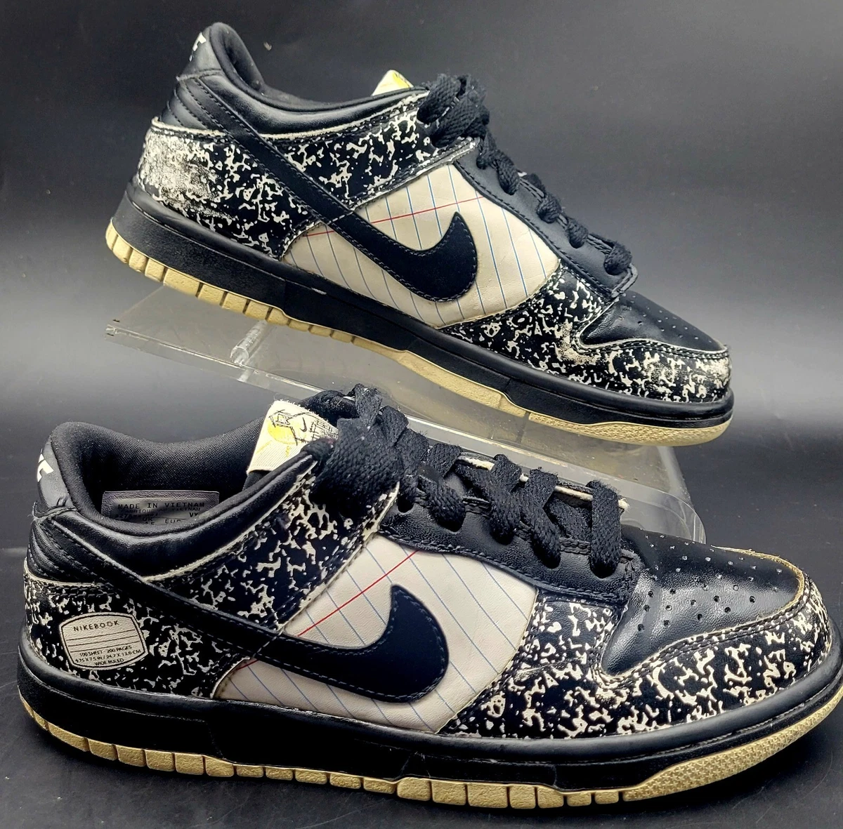 Nike Dunk Low Premium Notebook 2008 Shoes Size 5y Womens 6.5 327624 100