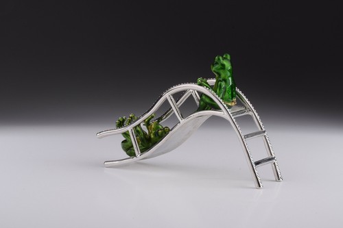 Caja de baratijas Frog Slid EDICIÓN LIMITADA de Keren Kopal y cristales austriacos - Imagen 5 de 12